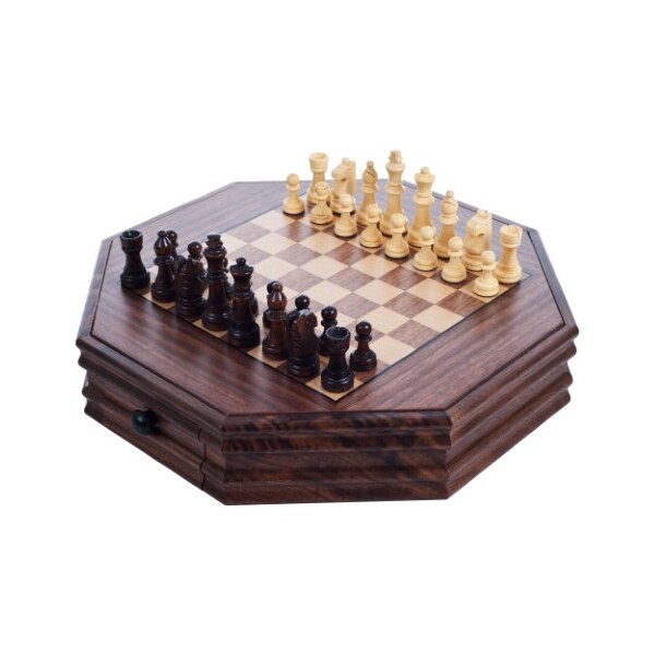 Toy Time Toy Time Octagonal Chess and Checkers Set 558744HET - main